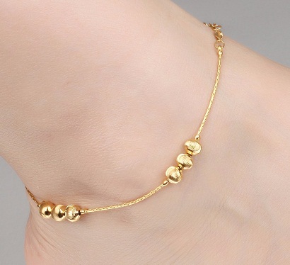 Guld Anklets smykker