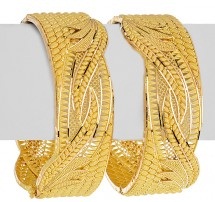 Traditionelt guld Kangans design