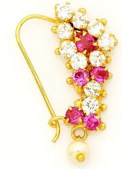 Maharashtrian Nath Design i guld