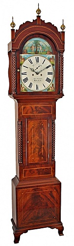 Mahogni antikke lange ur