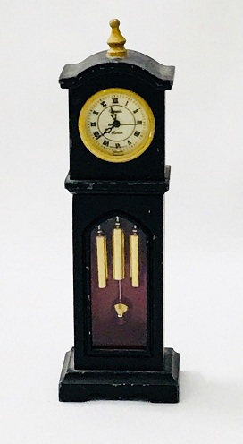 Miniatűr Vintage fekete nagyapa óra