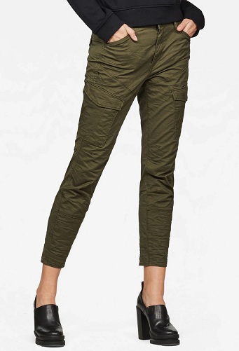 Mid Rise Skinny Cargo nadrág