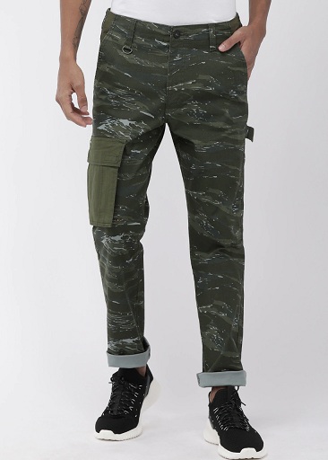 Army Camouflage Cargo nadrág férfiaknak