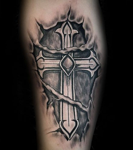 Cross Tattoo Designs til mænd og kvinder 3