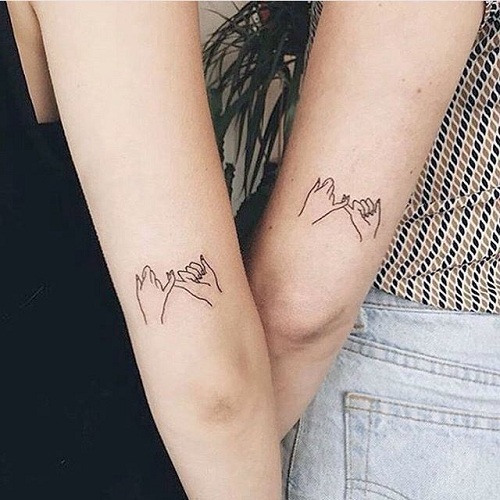 Matchende Pinky Tattoo Design