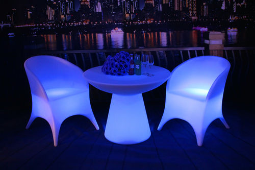 Plast LED -stol