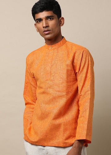 Linned Kurta skjorter