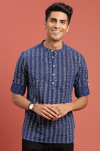 Mandarin krave Kurta skjorte