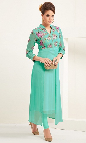 Open Cut Layer Kurti