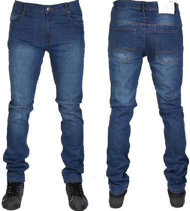 Skinny Fit blå jeans