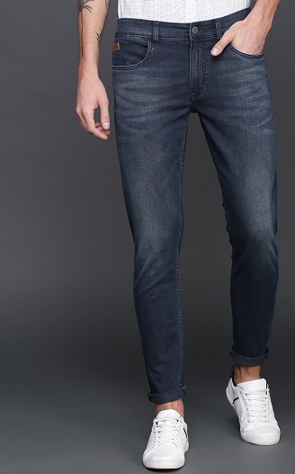 Blå skinny jeans til mænd