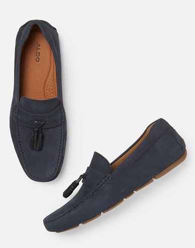 Kék Aldo bőr cipők