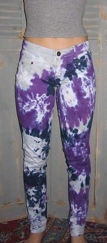 Cool Tie Dye Skinny Jeans