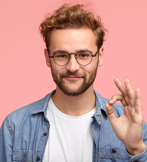 Messy Curly Hairstyle for Oval Face Men