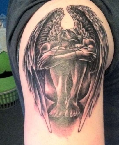 Angel Arm Tattoos For Men