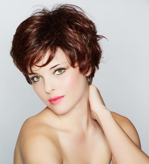 feminin pixie cut