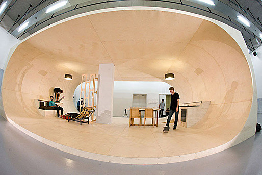 Skateboard hus
