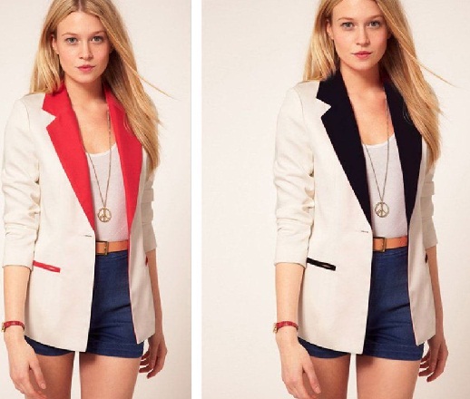 Stilfulde Long Cream Blazere til piger