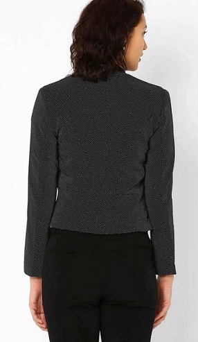 Polka-prikket blazer til damer