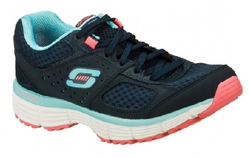 Navy Turquoise Agility Ladies Trainers