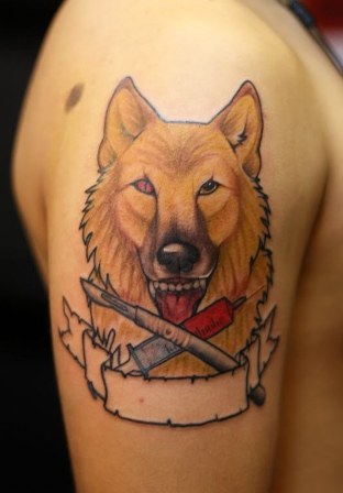 Dingo Animal Tattoo