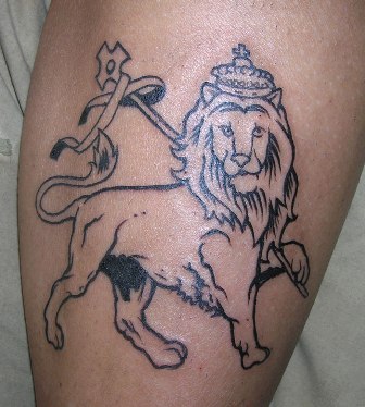 løve dyr tatovering designs