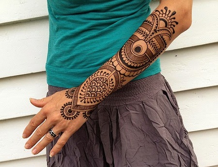 henna hånd tatovering designs