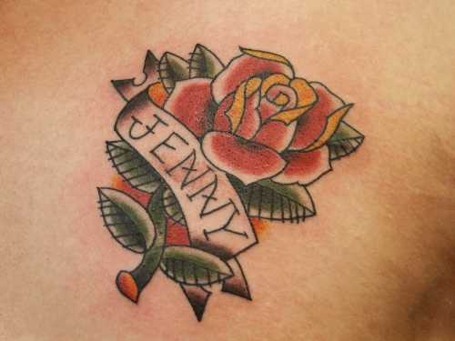 elsker navn tatoveringer designs