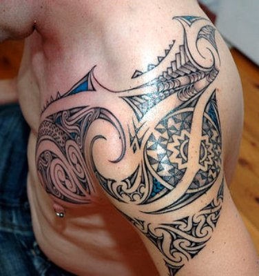 Törzsi harcos tetoválás tervezés