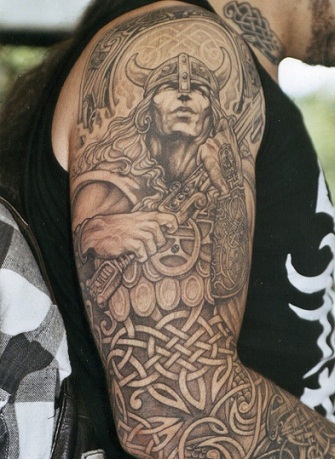 Celtic Warrior Tattoo Designs til mænd