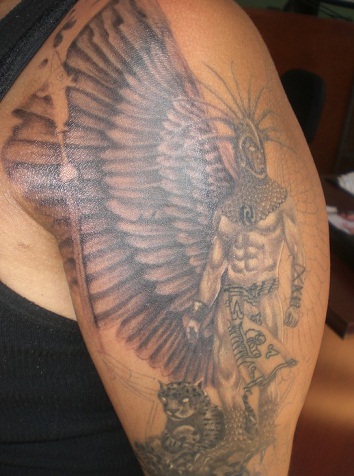 Eagle Warrior tatoveringer mønster