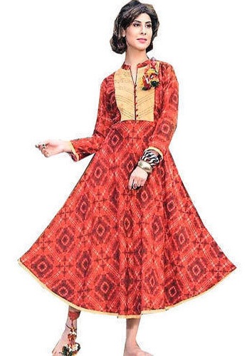 Cotton Frock Style Kurti