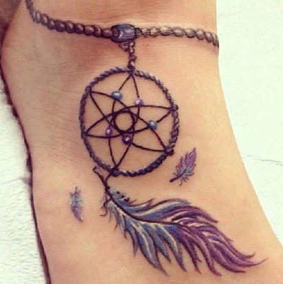 3D Dreamcatcher tatovering