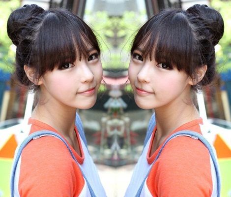 Blunt Bangs Updo