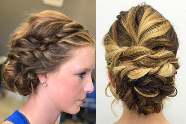 Circular Twist Updo