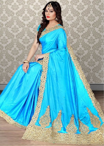Fancy selyem Sarees