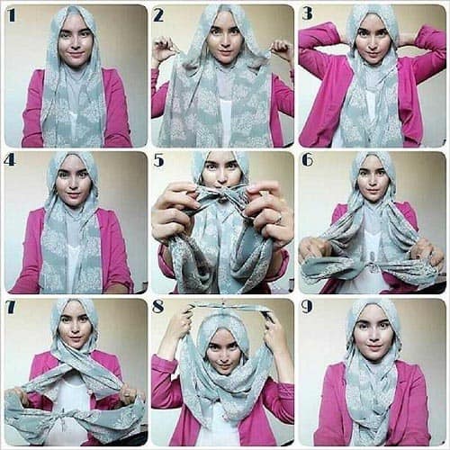 Panjang Hijab -stilarter