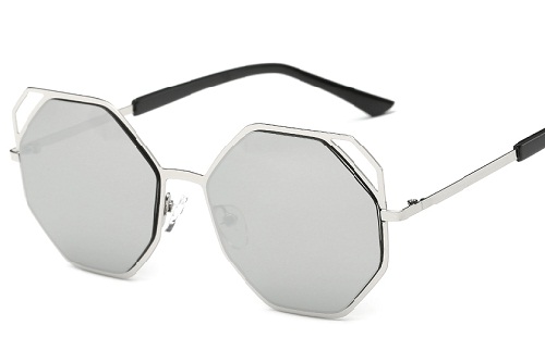 Geometrisk solbrille til mænd