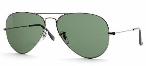 Grøn linse mænds solbriller