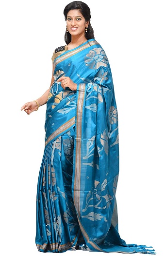 A kézzel készített Uppada Sari