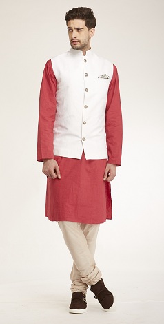 Etnisk Beige Kurta