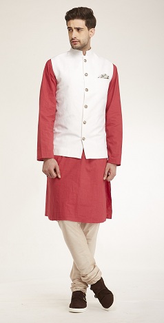 Etnisk Beige Kurta