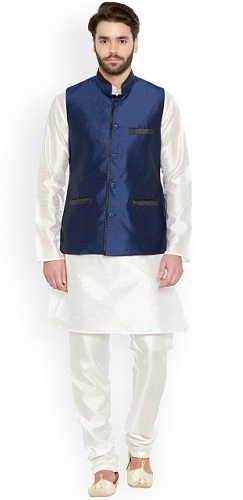 Kurta med Nehru jakke