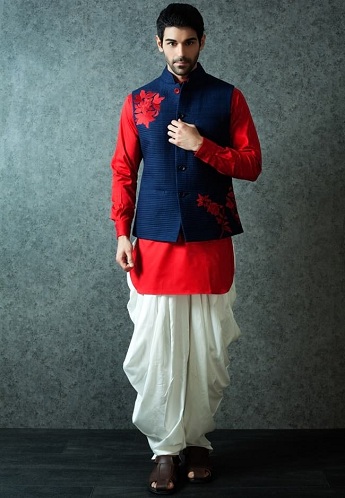 Bright Red Kurta