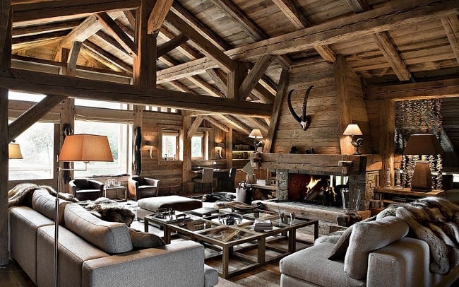 Chalet stue design