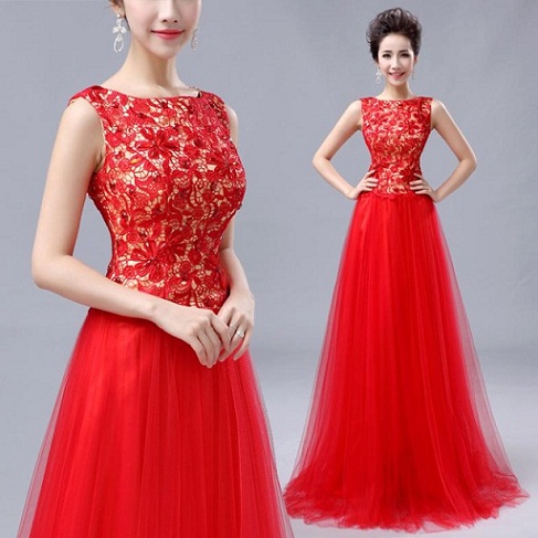 Broderet Long Frock