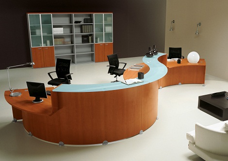 Moderne Reception Office Bord Design