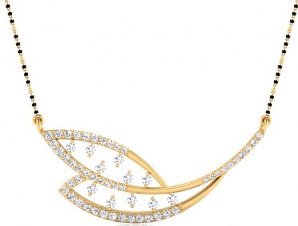 Bladdesign Mangalsutra