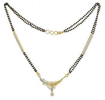Traditionel dobbeltkæde Mangalsutra
