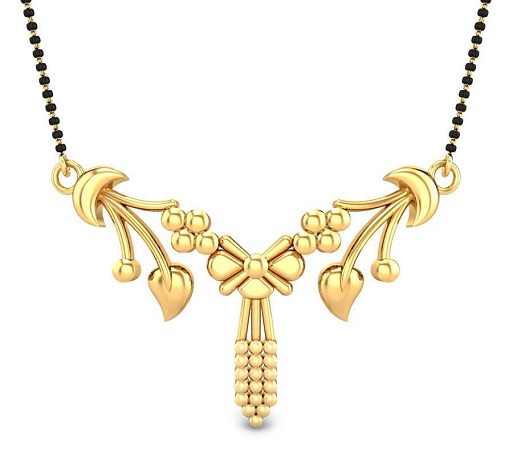 Floral Mangalsutra vedhæng